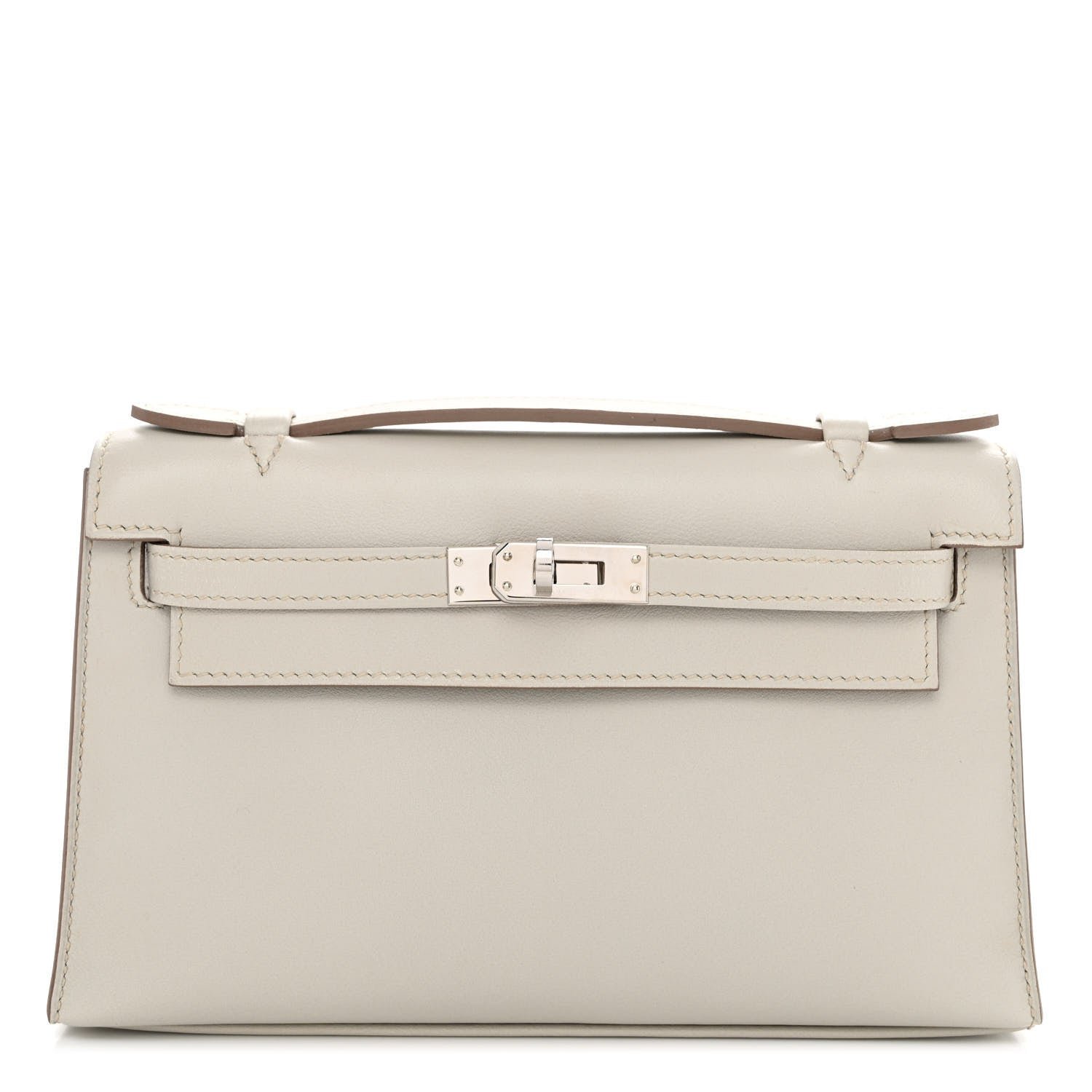 Hermes Swift Kelly Pochette Gris Perle