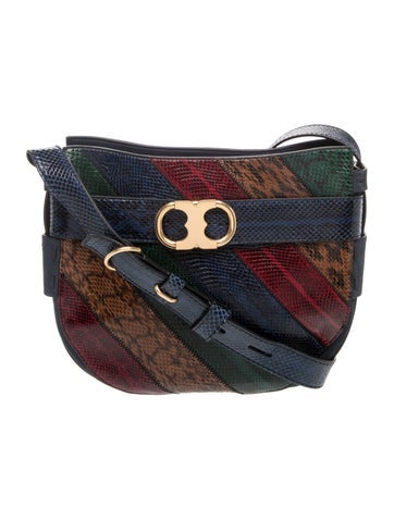 Tory Burch Embossed Leather Shoulder Bag
