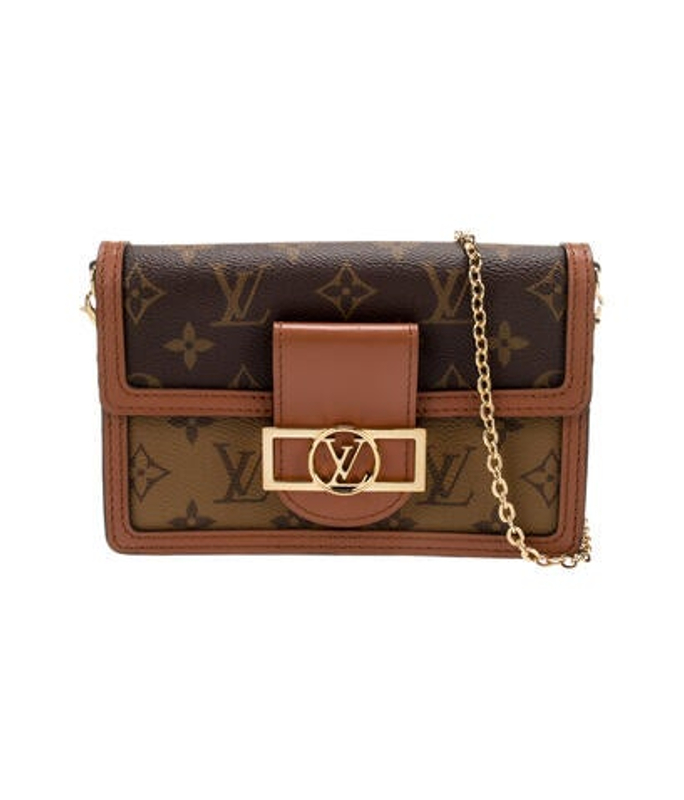 Louis Vuitton Vuitton Lv Monogram Dauphine Wallet On Chain