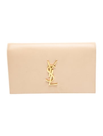 Saint Laurent Leather Clutch