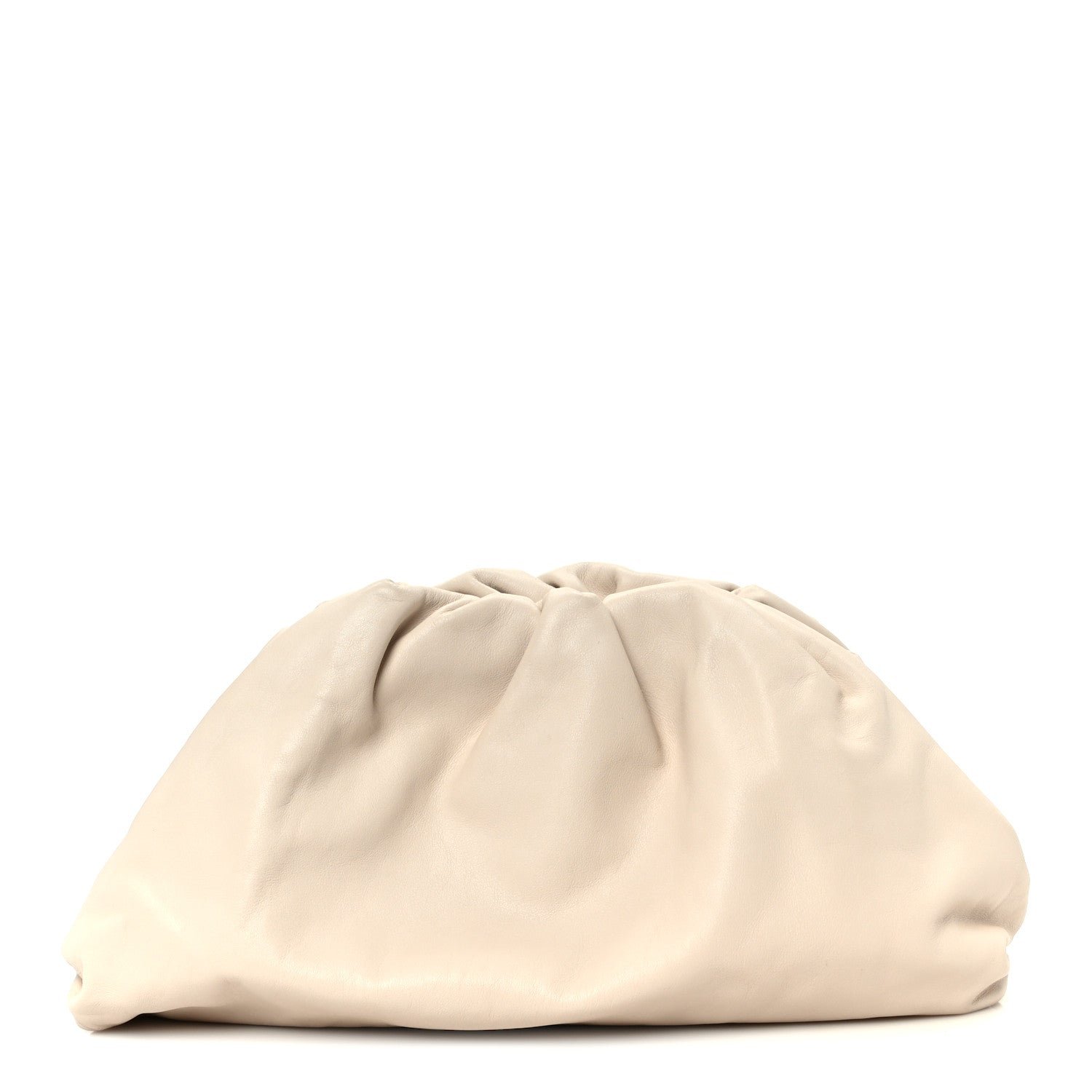 Bottega Veneta Smooth Butter Calf The Pouch Oversized Clutch Mist
