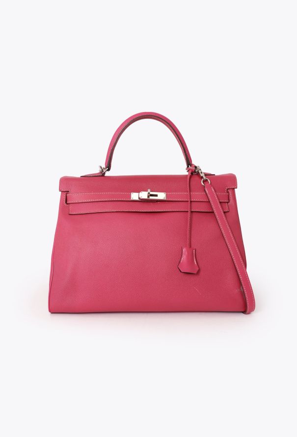 Hermes Rose Tyrien Epsom Kelly Retourné Verso 35