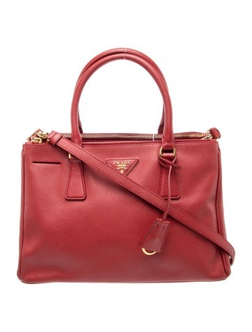 Saffiano Leather Galleria Double Zip