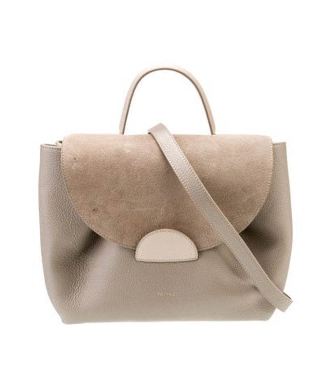 Polene Leather Shoulder Bag