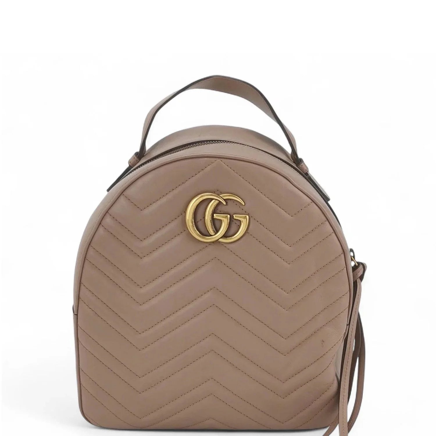 Calfskin Gg Marmont Round Mini