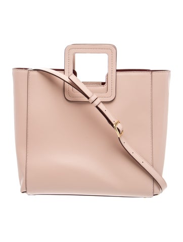 Staud Leather Top Handle Bag