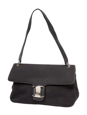 Ferragamo Canvas Shoulder Bag