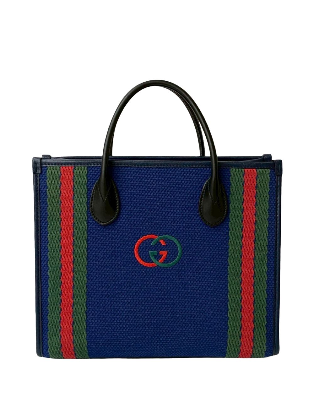 2000-2015 Canvas Interlocking G satchel
