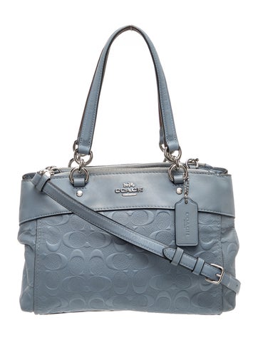 Leather Top Handle Bag