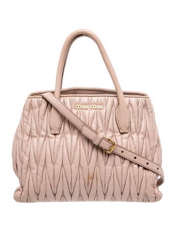Miu Miu Leather Shoulder Bag