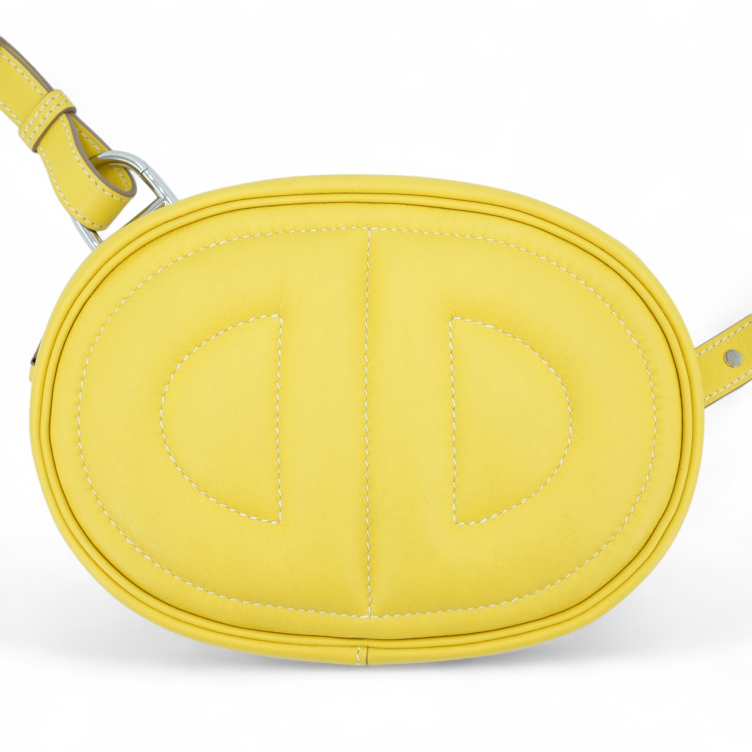 Hermes Excellent ( Rank SA )  HERMÈS  In-The-Loop belt bag Lime (9R) Sesame (2S) Swift Palladium hardware D (2019)