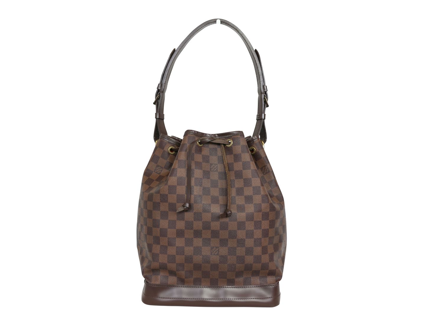 Louis Vuitton Louis Vuitton Noe GM Bag, Brown Damier Ebene Canvas and Gold Hardware, Preowned No Dustbag WA001