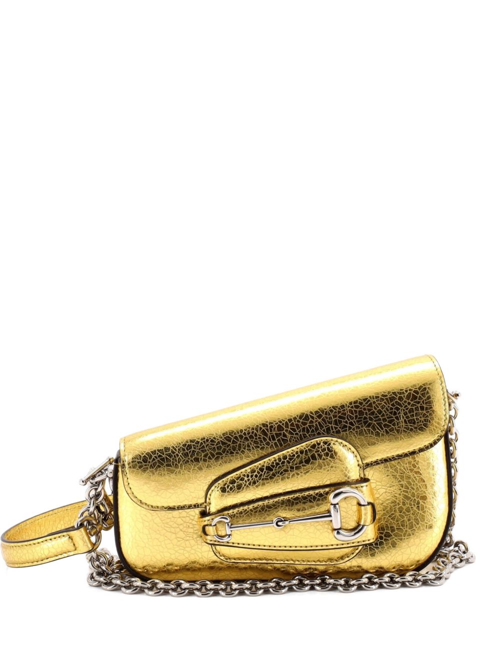Horsebit 1955 Asymmetric Leather Mini shoulder bag