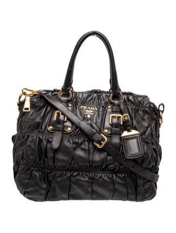 Tessuto Nylon Top Handle Bag