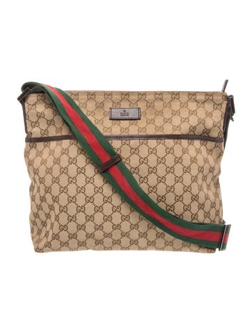 GG Canvas Messenger Bag