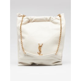 Yves Saint Laurent Crema Soft Quilted Lambskin Leather Jamie 4.3 Pochon Bag