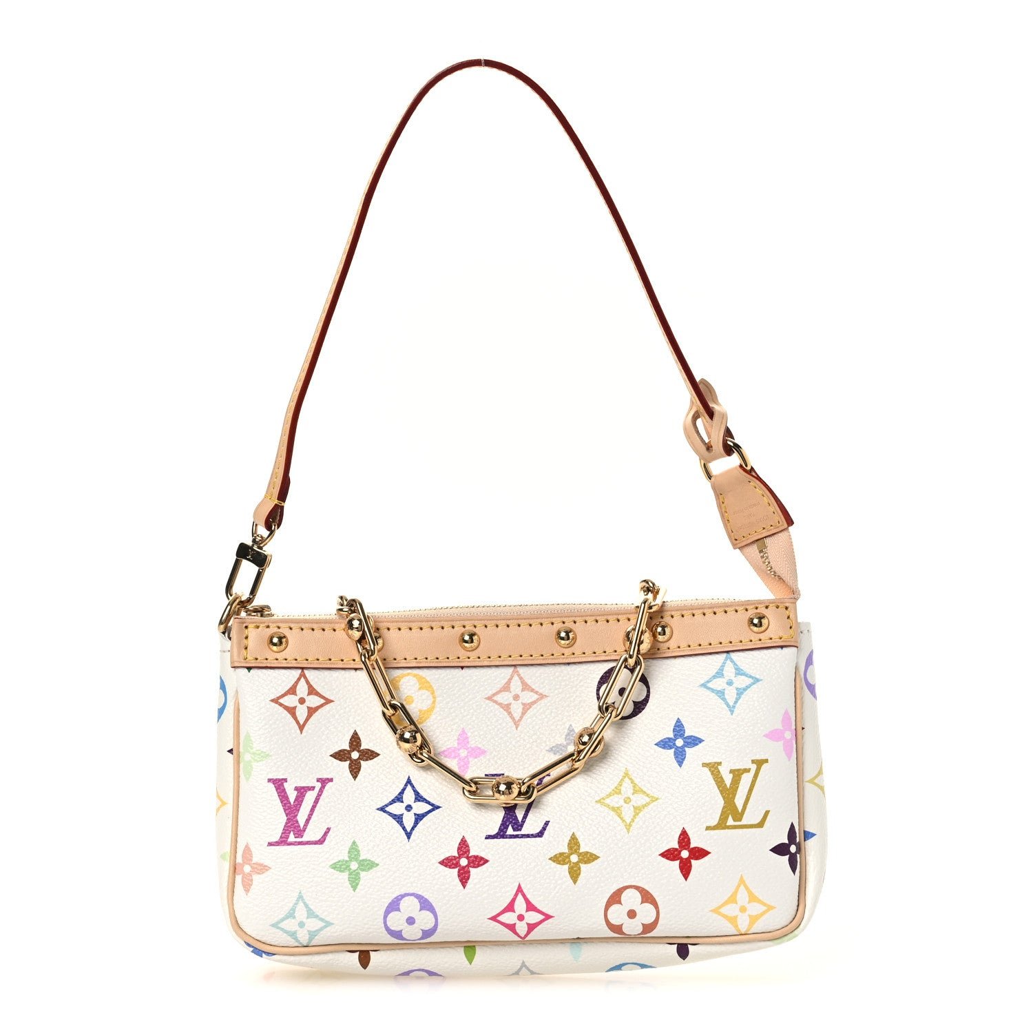Louis Vuitton LV X TM Monogram Multicolor Pochette Accessories White