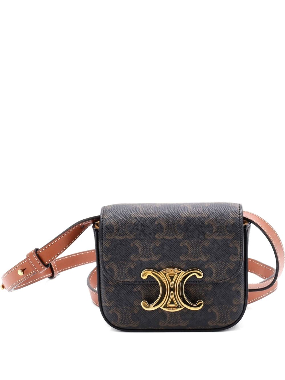 Triomphe Triomphe Coated Canvas Mini shoulder bag