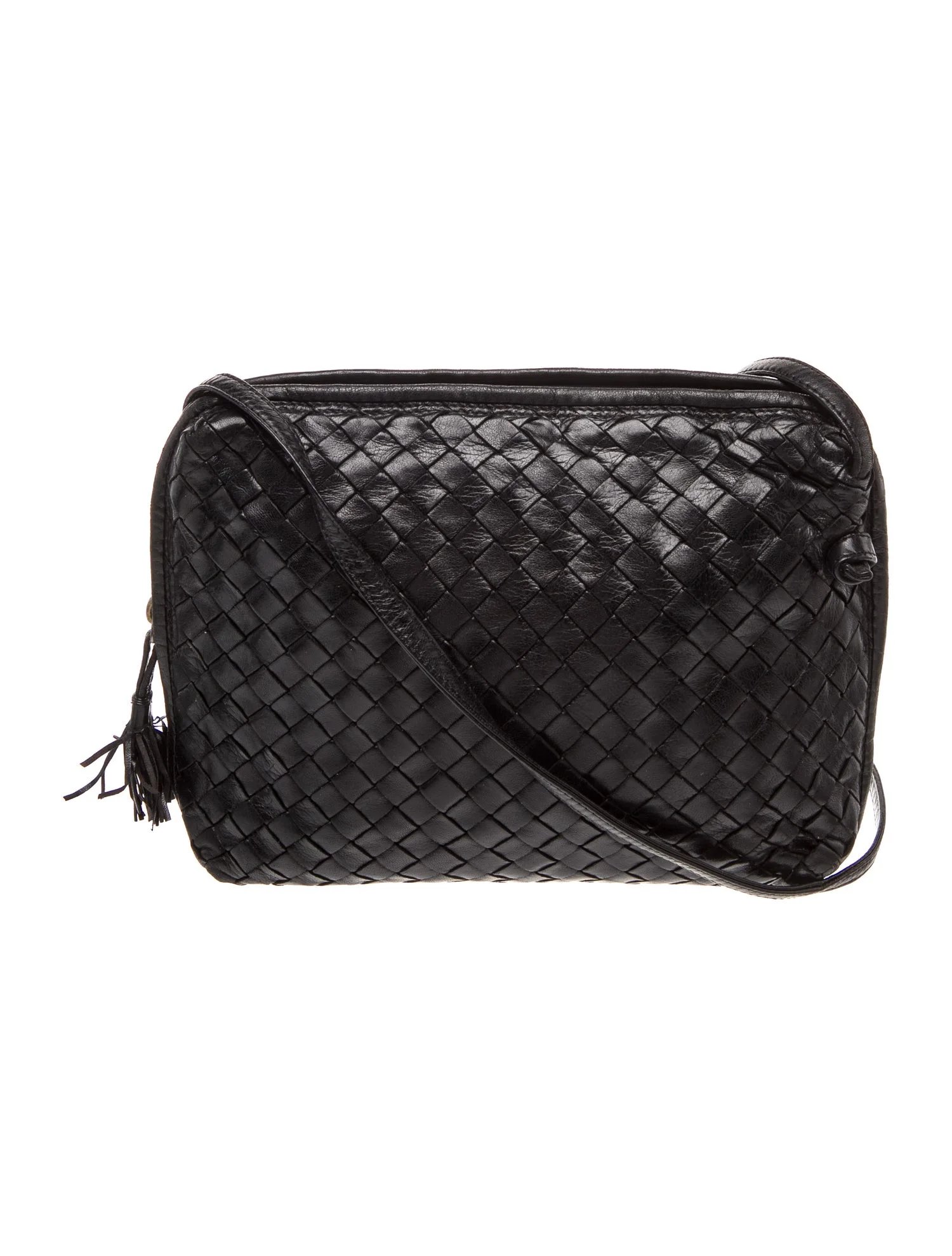 Intrecciato Crossbody Bag Vintage
