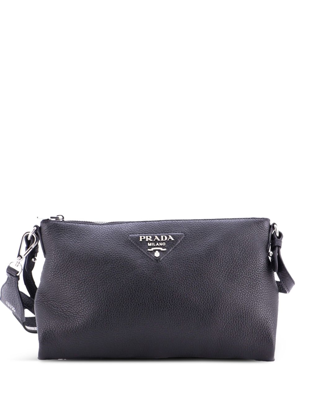 Dual Strap Flat Vitello Daino Medium crossbody bag