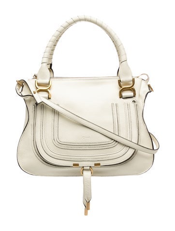 Leather Marcie Shoulder Bag Medium