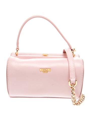 Moschino Leather Top Handle Bag