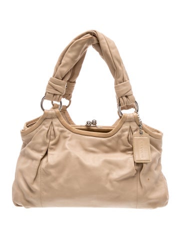Leather Top Handle Bag