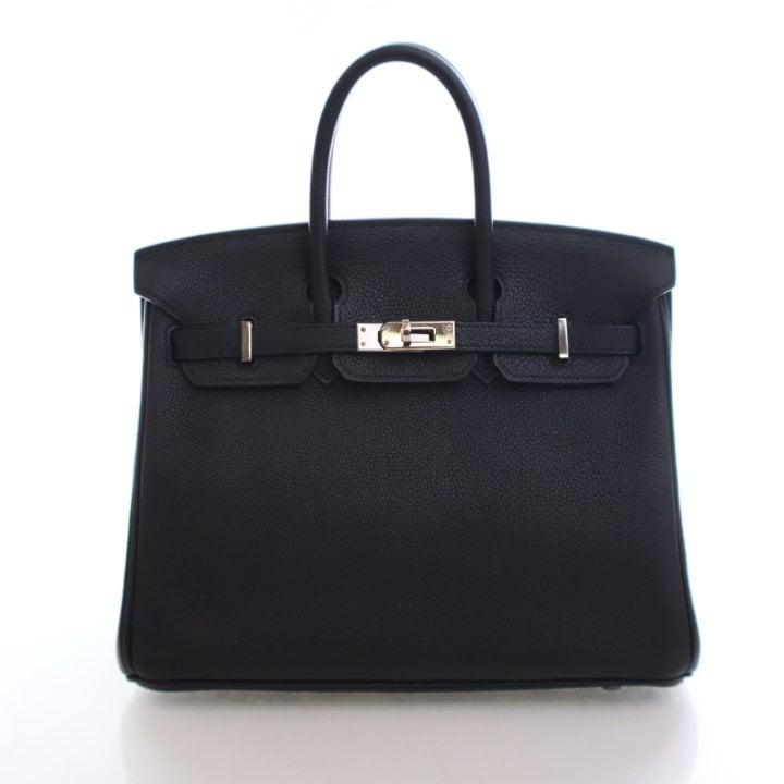 Hermes Black Togo Birkin 25