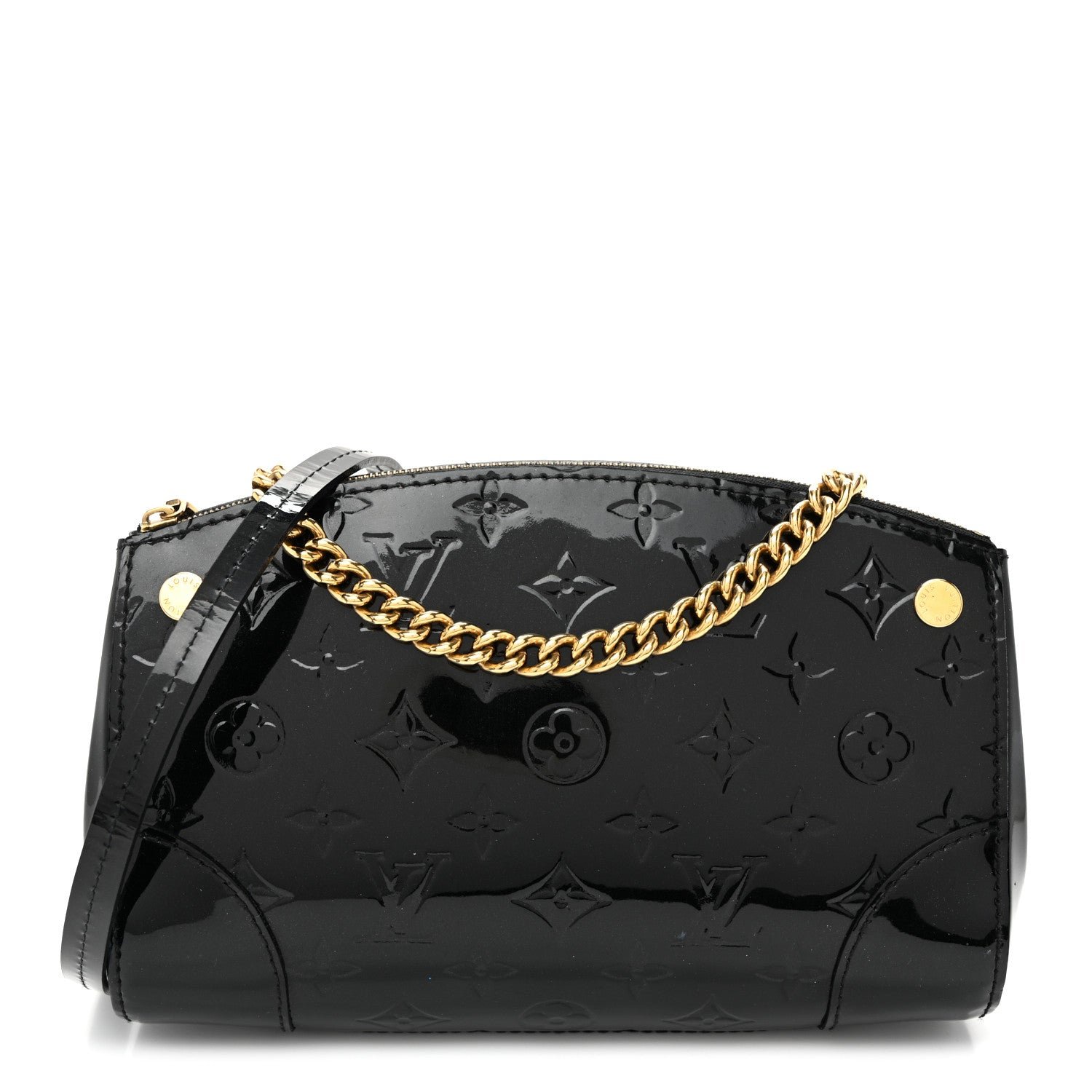 Louis Vuitton Vernis Santa Monica Clutch Noir Magnetique