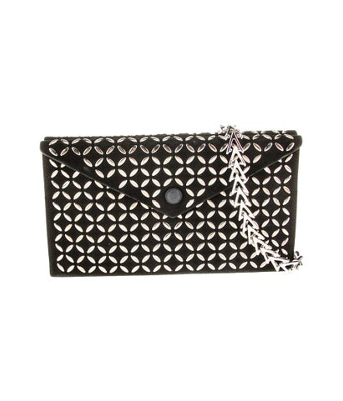 Alaia Suede Clutch