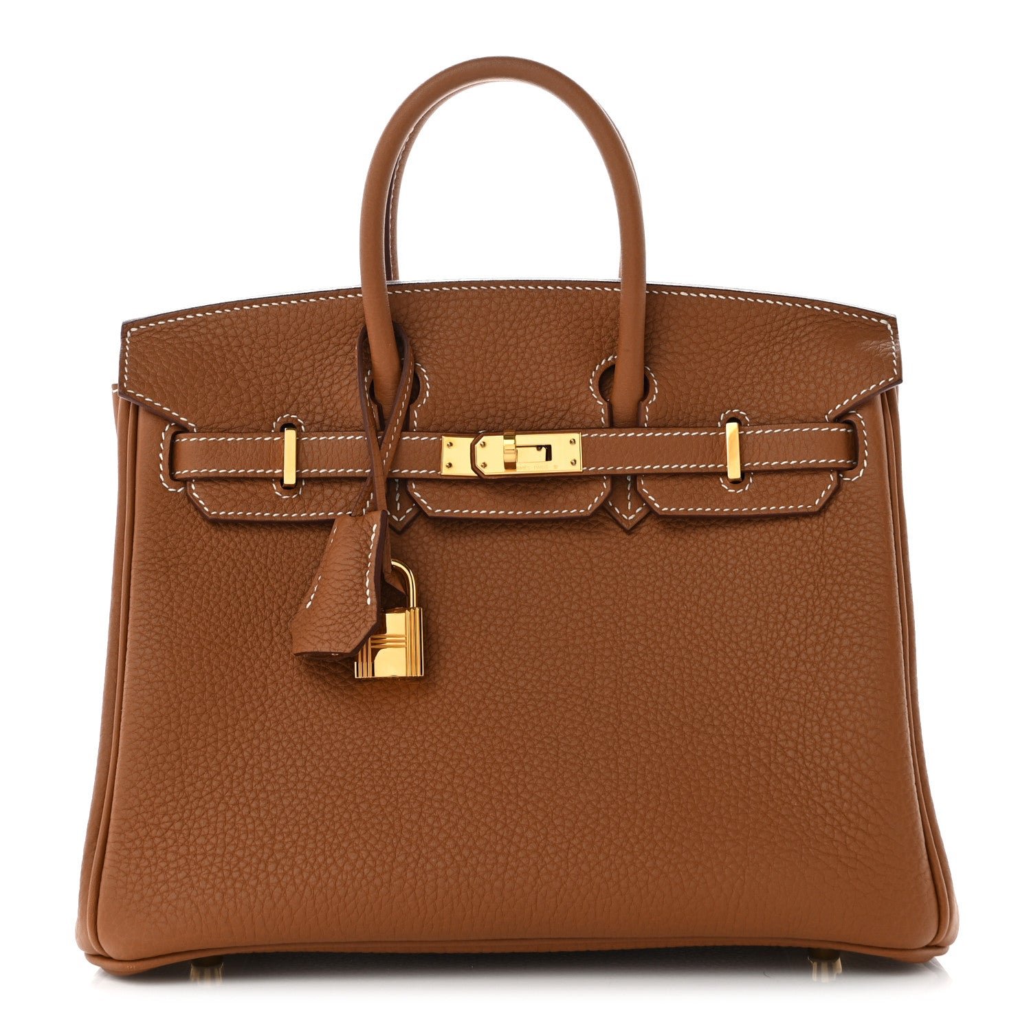 Hermes Togo Birkin 25 Gold