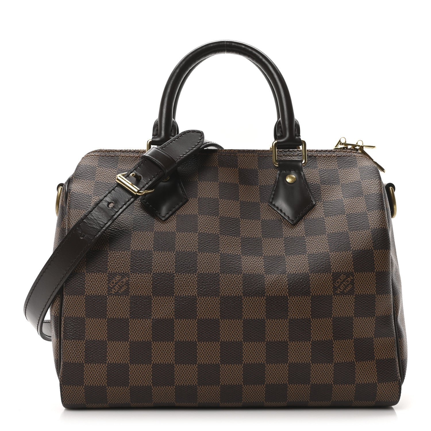 Louis Vuitton Damier Ebene Speedy Bandouliere 25