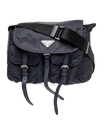 Saffiano Leather Messenger Bag