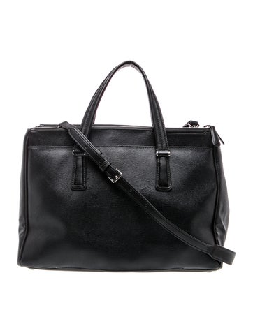 Leather Top Handle Bag