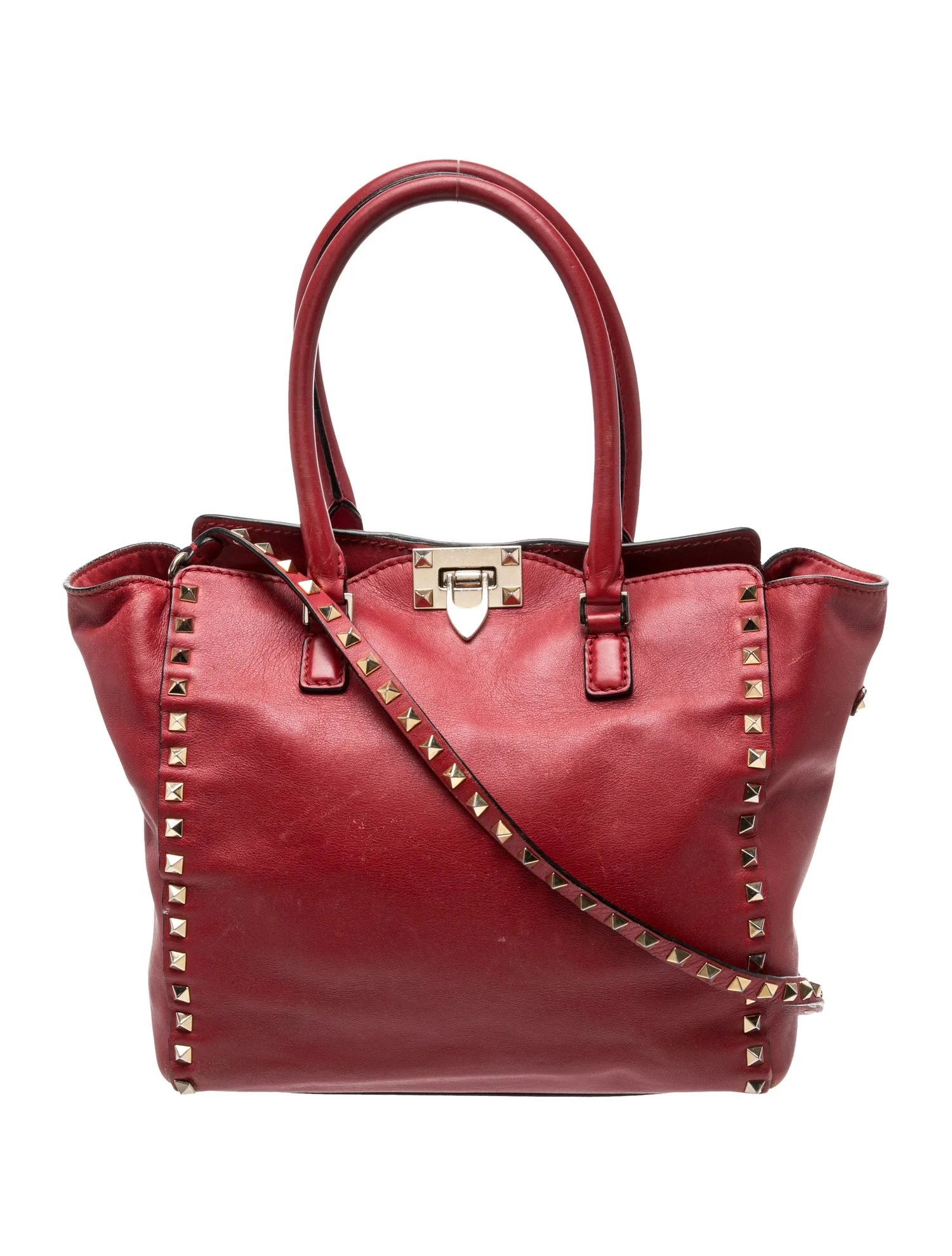 Rockstud Top Handle Bag