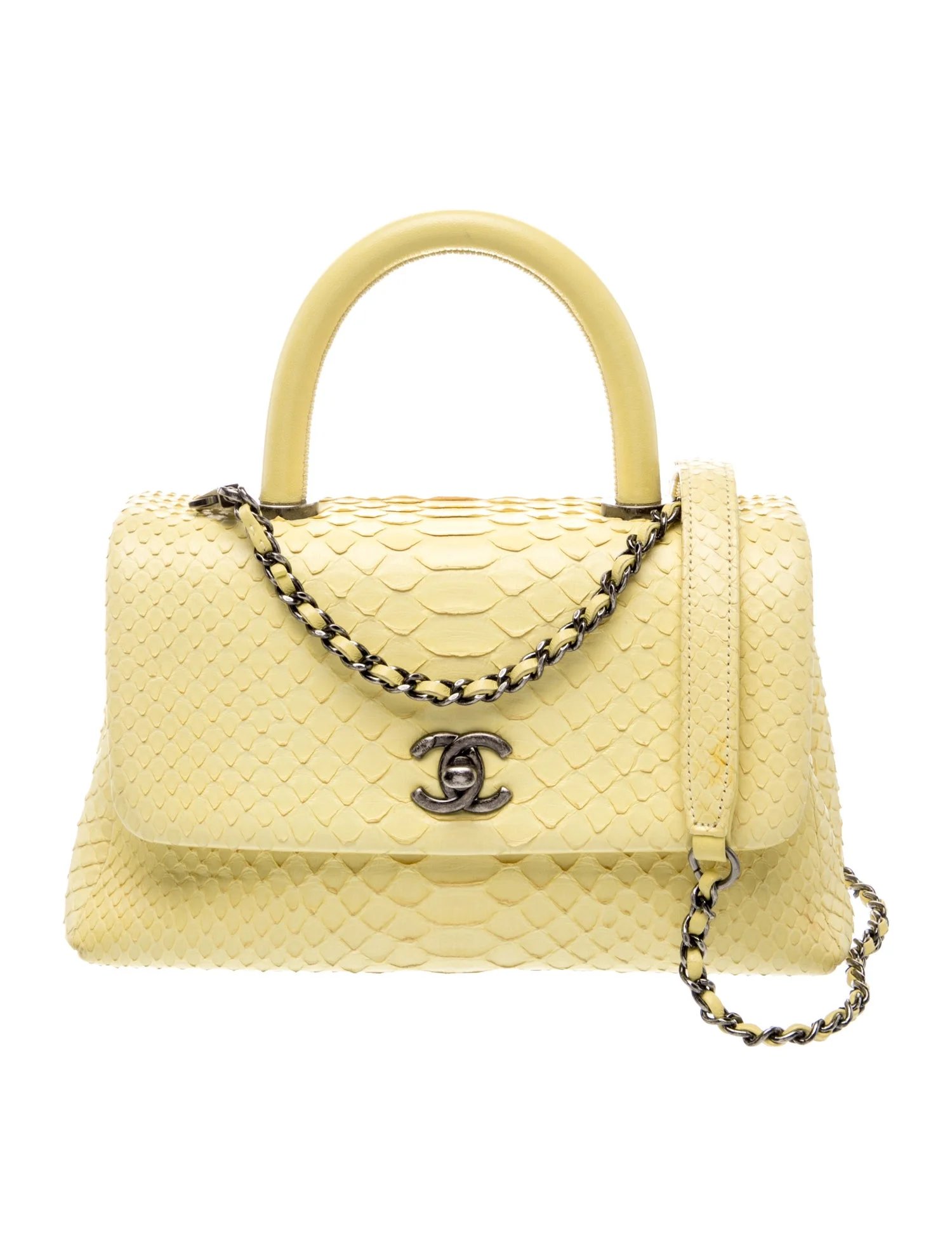 Mini Python Coco Handle Bag