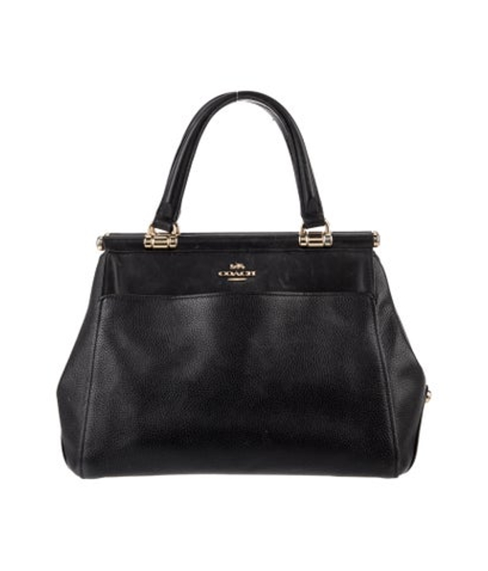 Coach Leather Top Handle Bag