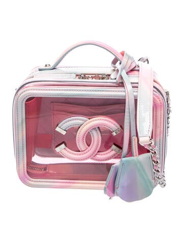 Small PVC Filigree Vanity Case