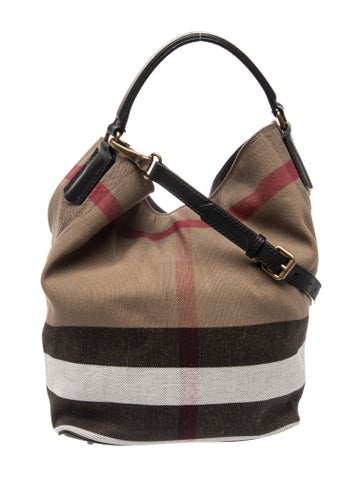 Giant Check Bucket Bag w/ Tags