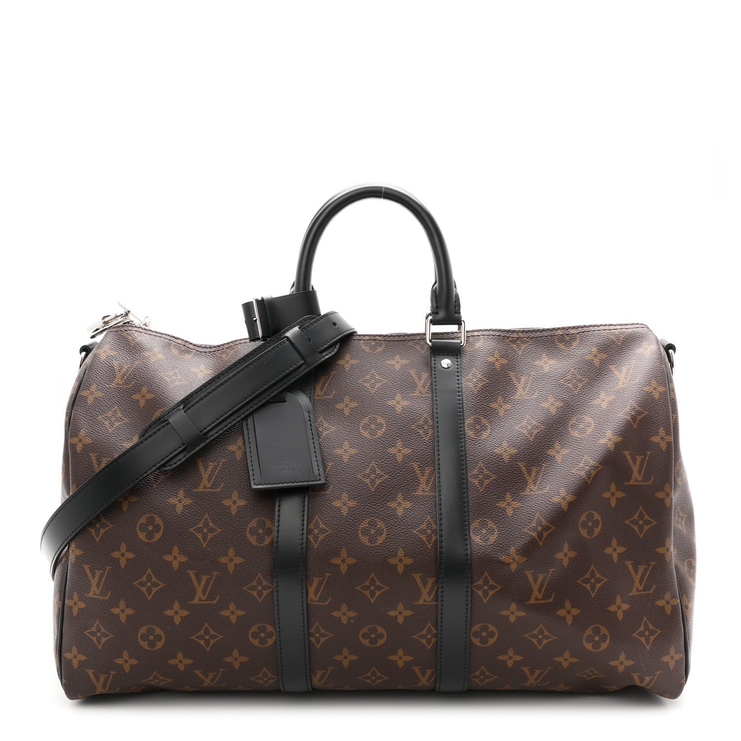 Louis Vuitton Monogram Macassar Keepall Bandouliere 45
