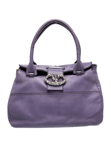 Leather Top Handle Bag