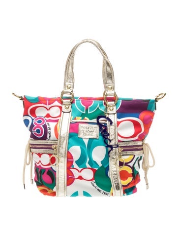 Coach Canvas Top Handle Bag