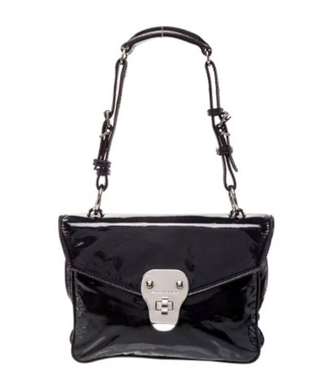 Balenciaga Patent Leather Patent Leather Satchel Small