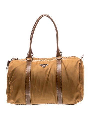 Tessuto Nylon Top Handle Bag