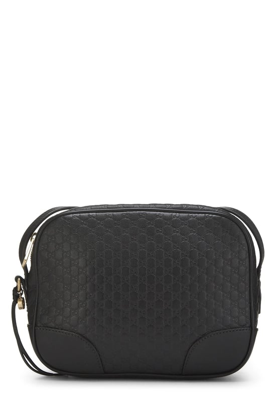 Black Microguccissima Bree Crossbody