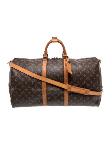 LV Monogram Keepall Bandouliere 55