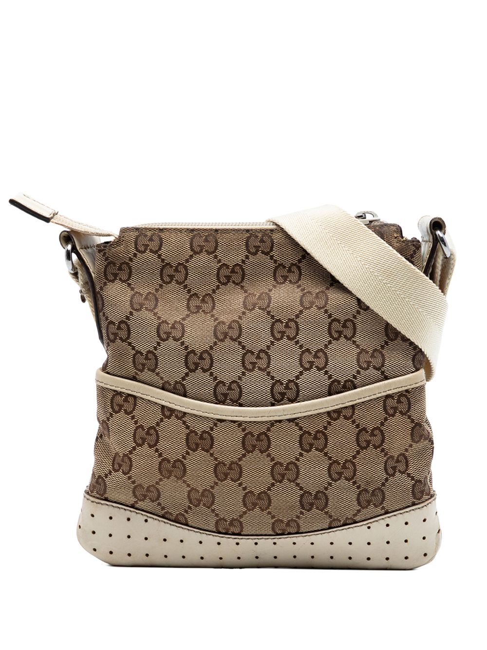 2000-2015 Small GG Canvas Perforated crossbody bag