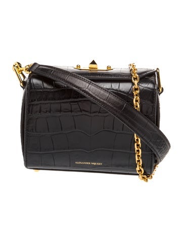 Embossed Leather Shoulder Bag