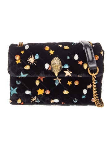 Kurt Geiger Velvet Shoulder Bag