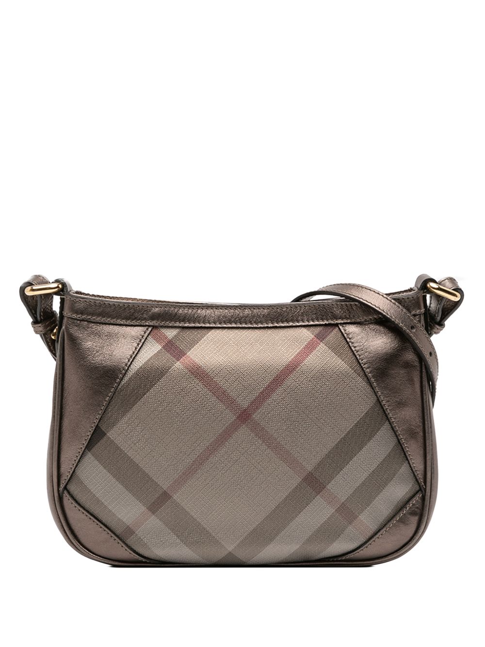 2000-2017 Supernova Check Canvas and Metallic Leather crossbody bag